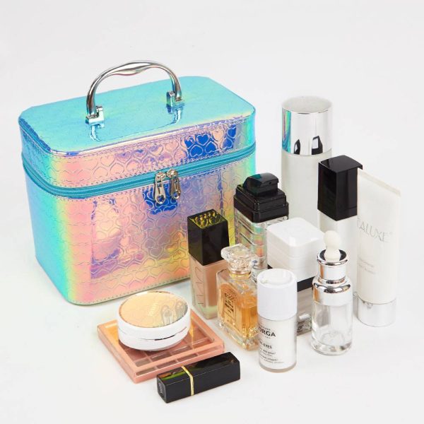 Women's travel toiletries, accessories, makeup bags