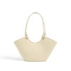 Genuine Leather premium basket tote bag for women
