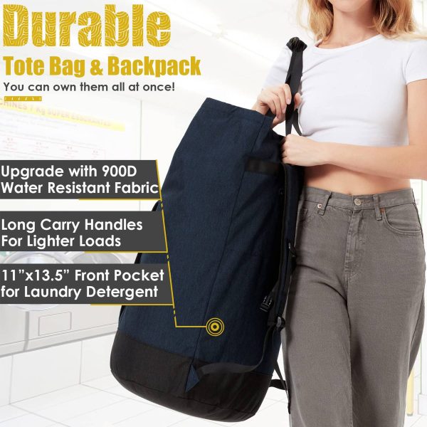 Polyester Heavy Duty Laundry Backpack