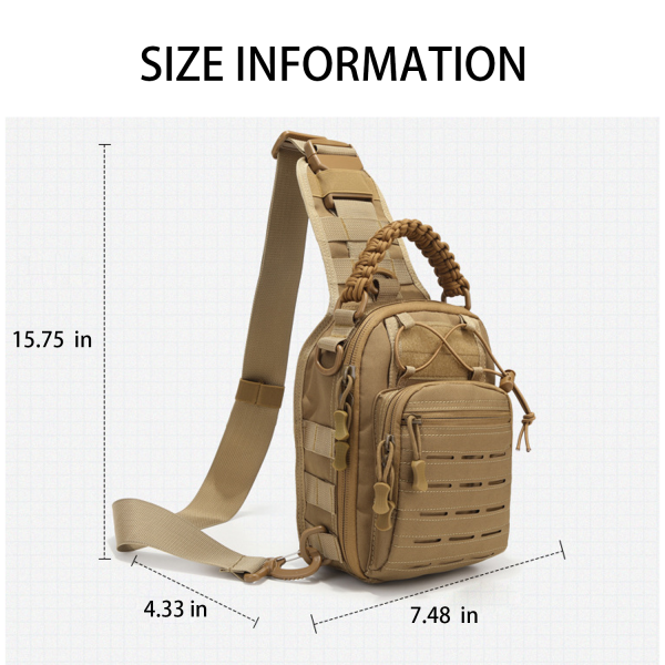 Multifunction Tactical Sling Chest Bag Pack