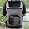 Oxford cloth large capacity shoulder breathable pet backpack