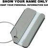 Aluminum Luggage Tags Holders for Travel Baggage Ide