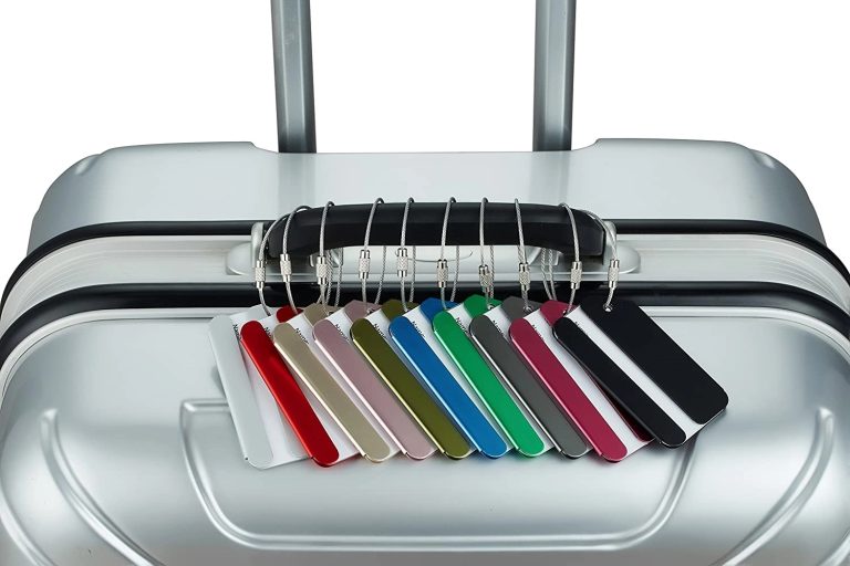 Aluminum Luggage Tags Holders for Travel Baggage Ide