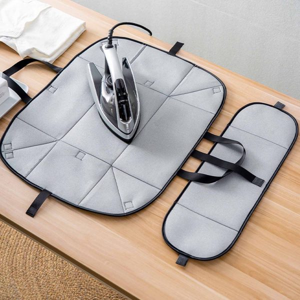 Portable folding ironing pads bag