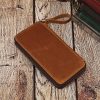 Genuine leather stationery box pencil case wallet