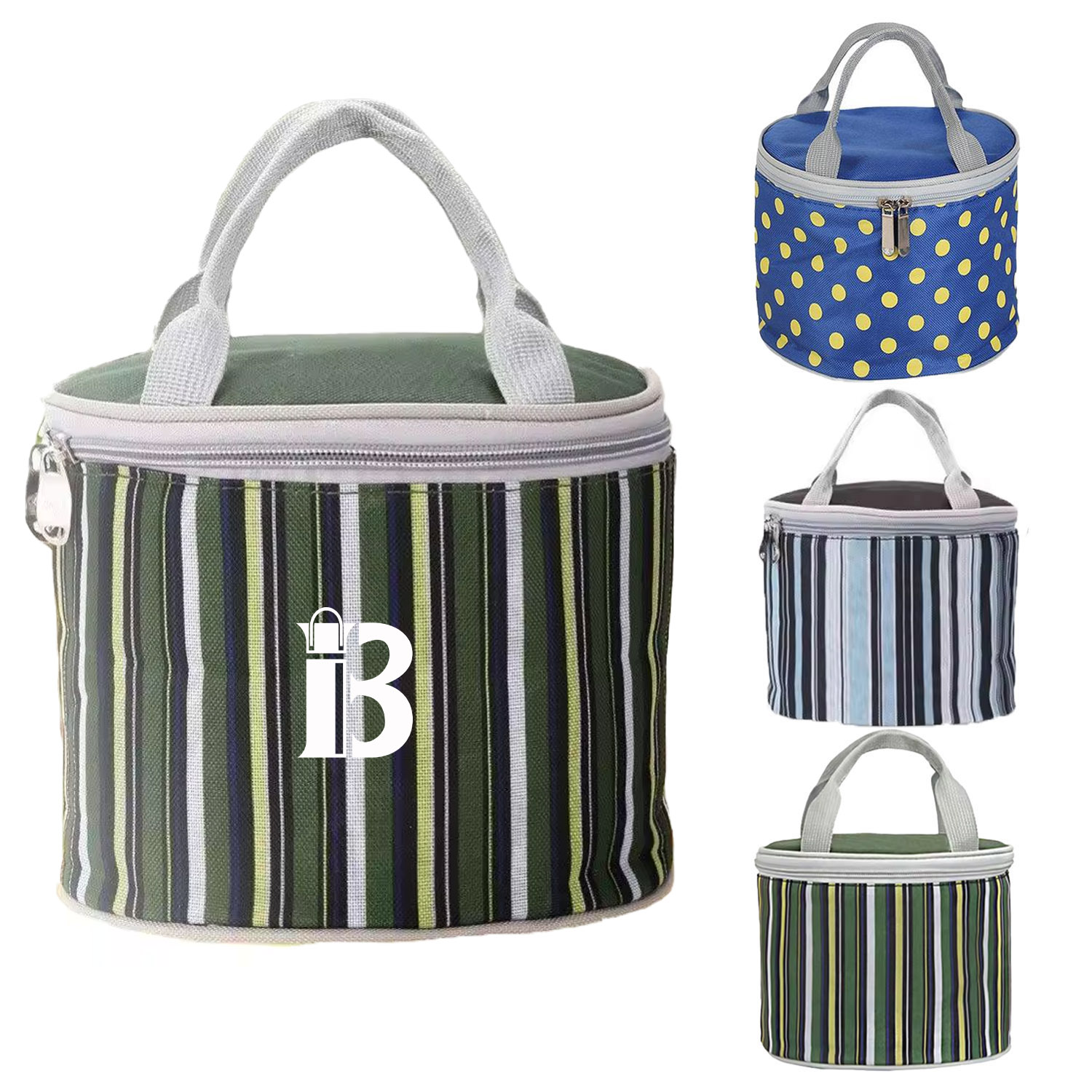 Round Bento Insulated Lunch Handbag
