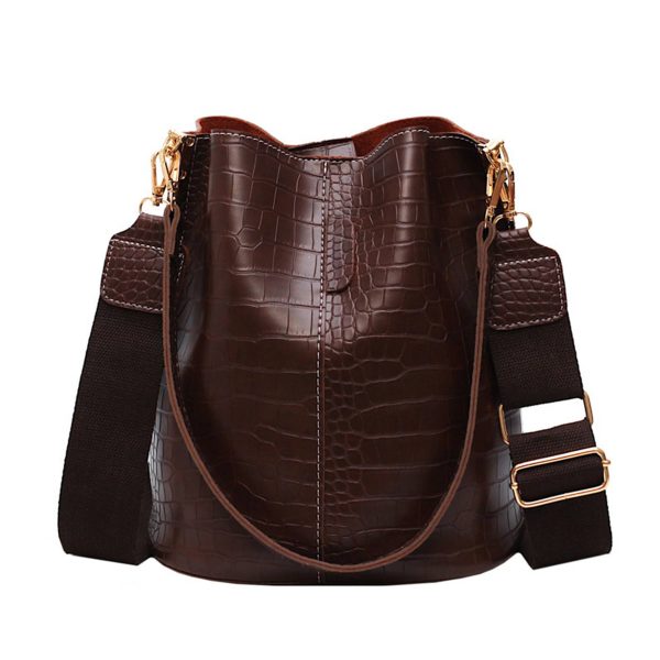 PU Bucket Bag And Crossbody Shoulder Handbags