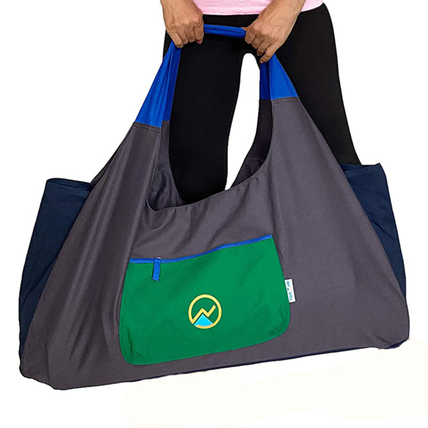 Yoga Mat Bag w/ Sewn-in Matt Holder Straps and 4 Pockets