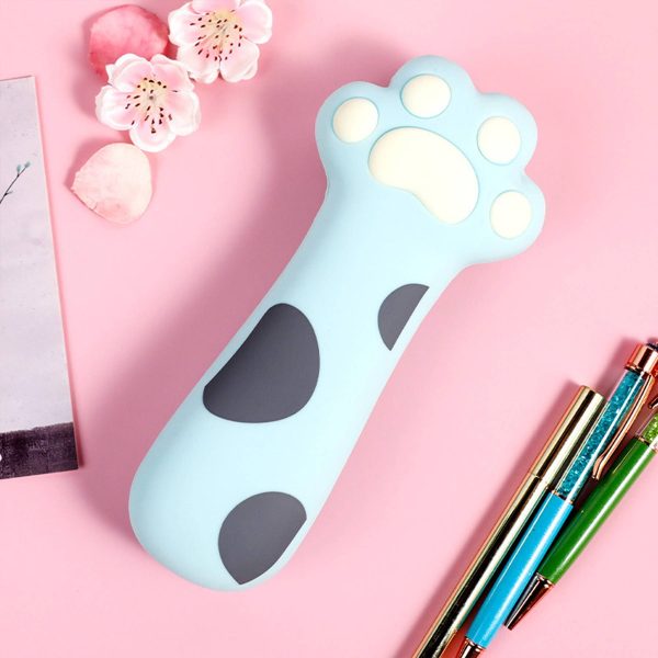 Cat's claw silicone stationery bag pencil-case