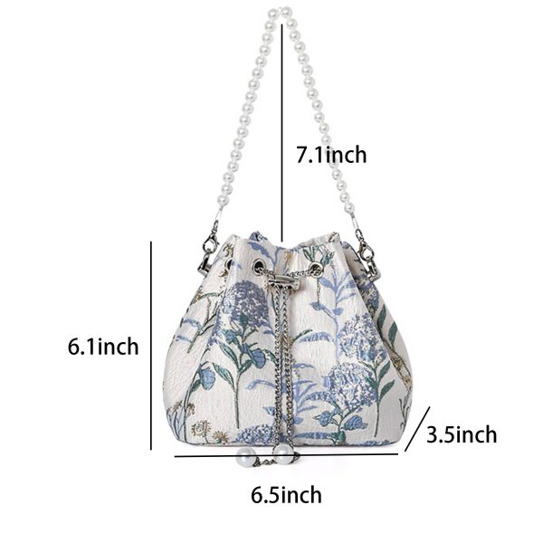 Cotton Drawstring Handbag for Women