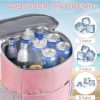 Double-shoulder cooler insulated bag