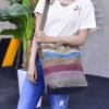 Canvas Patchwork Women's Shoulder Tote Bag
