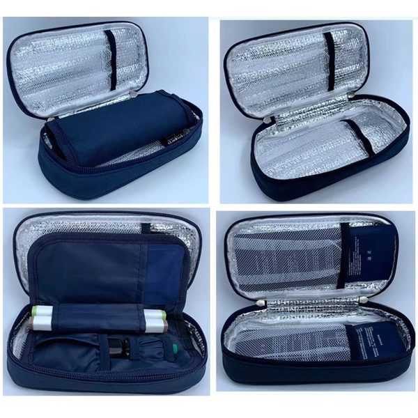Medicla Cooler Insulin Cooling Bag With Two Ice Packs
