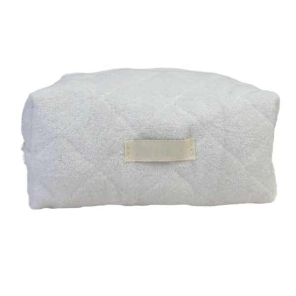 Dacron High-looking plush makeup toiletry bag