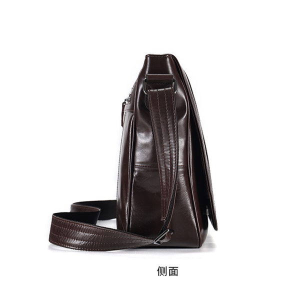 14" Cowhide Computer Crossbody Bag