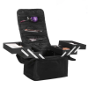 Black Travel Makeup Bag Storage Box For Women