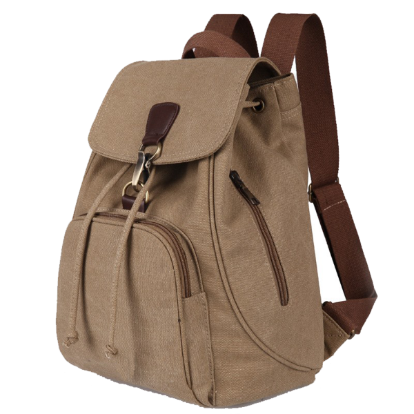 Anti-theft Canvas Backpacks Small Casual Daypack