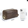Genuine Leather Front Combination lock Pocket Wallets