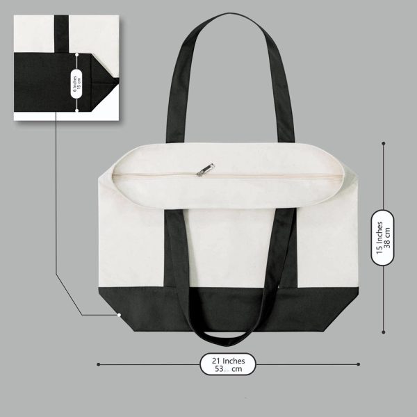 Large Canvas Tote Bag