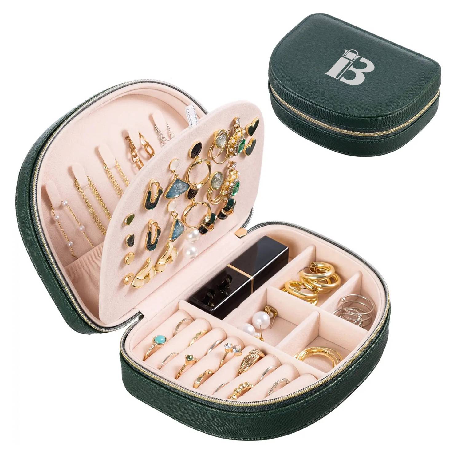 PU Leather Travel Jewellery Box for Women