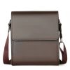PU Leather Large capacity business crossbody bag for men