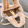 Fleece Furry Bucket bag
