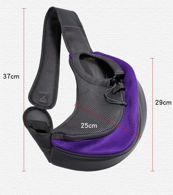 Pet Dog Sling Carrier Breathable Mesh Travel Safe Front Bag