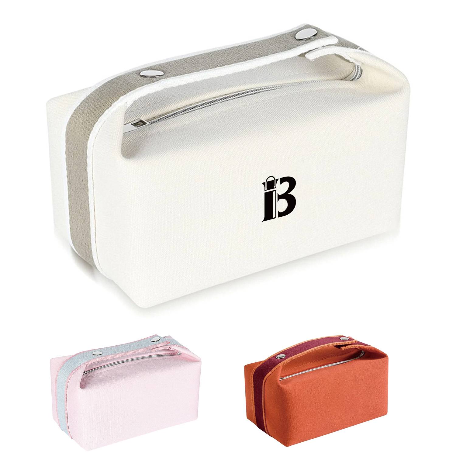 Canvas Portable Travel Cosmetic Bag