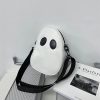 PU Leather Ghost Face Crossbody Bag