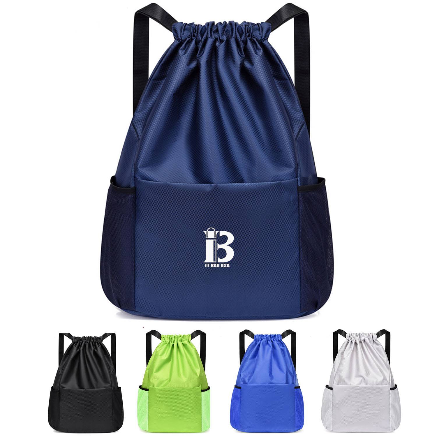 Simple oxford drawstring bag