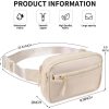 Cross-Body Waist Bag for Women with Adjustable Straps