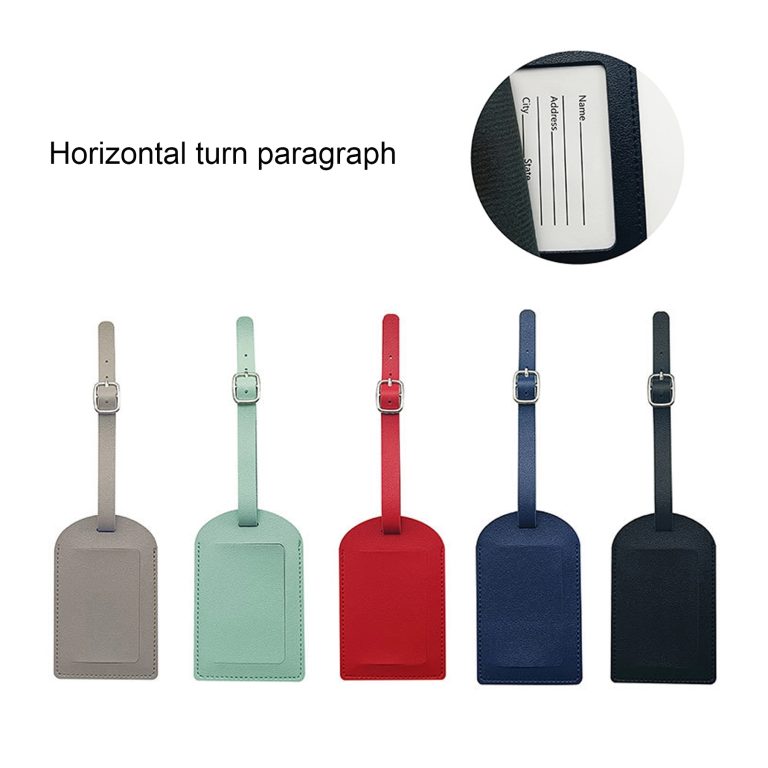 Leather Luggage Tags BagsTraveling Accessories