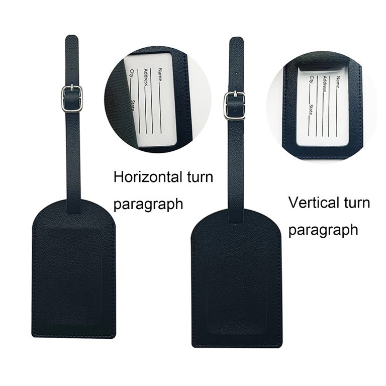 Leather Luggage Tags BagsTraveling Accessories