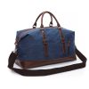 Large capacity canvas travel duffel bag