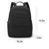 Nylon Backpack Solid Color Simple Fashion for Women