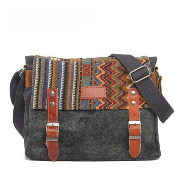 Canvas Messenger Bag for Women