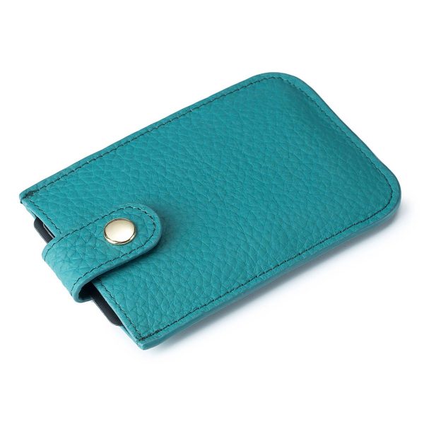Genuine Leather portable slim coin purse/Wallet card case
