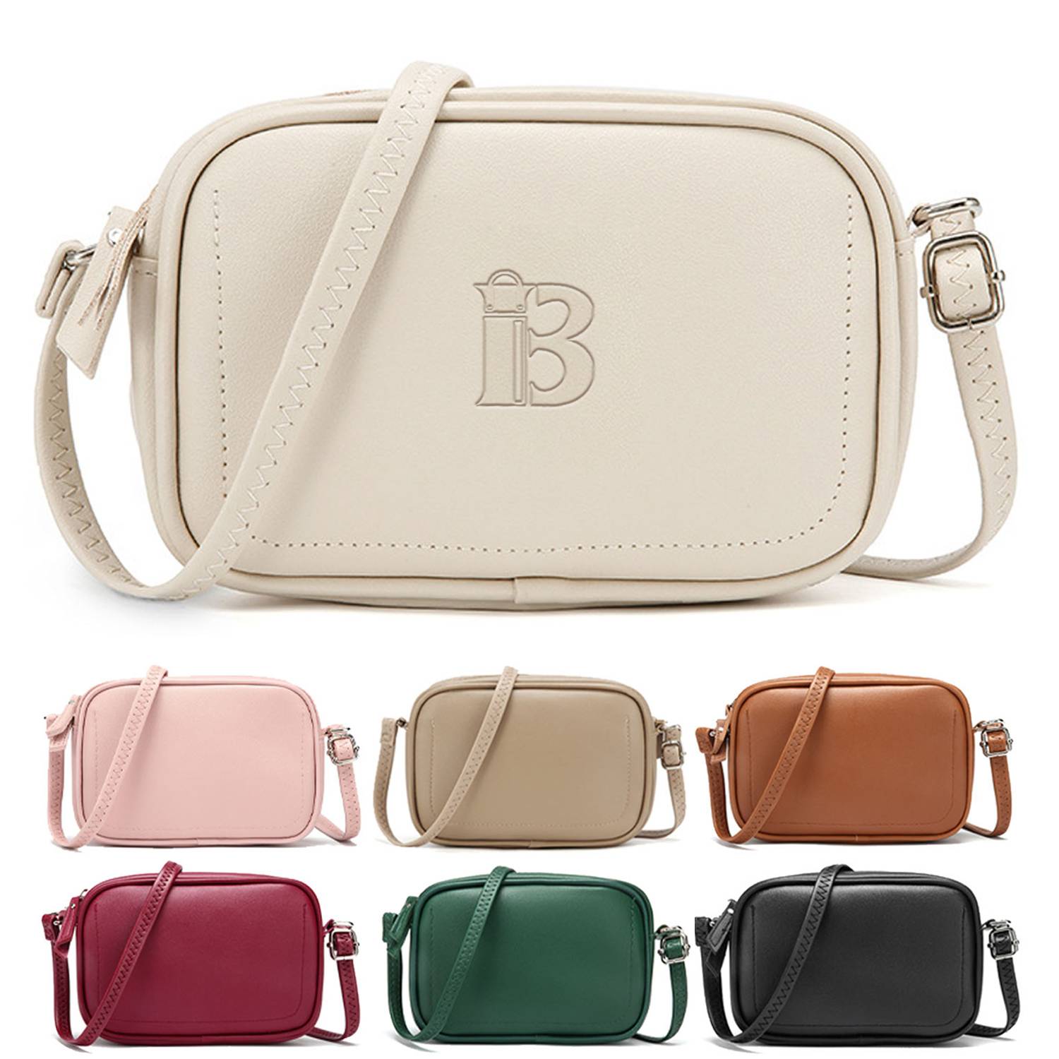 PU Leather Crossbody Bag for Women
