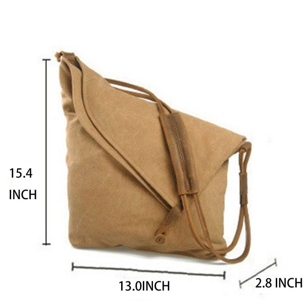 Canvas Foldable cross-body bag