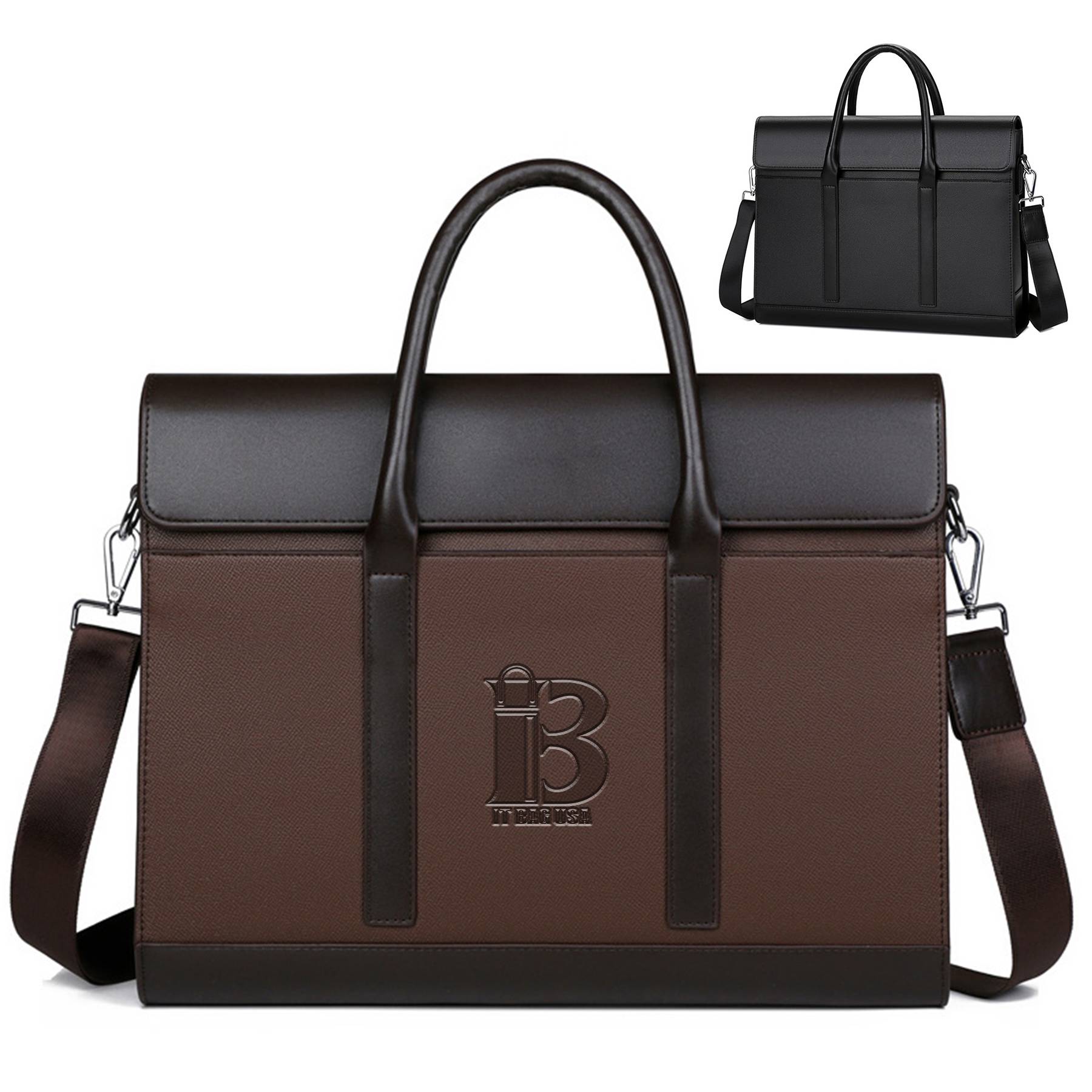 Pu commercial high-capacity messager cross-body bag