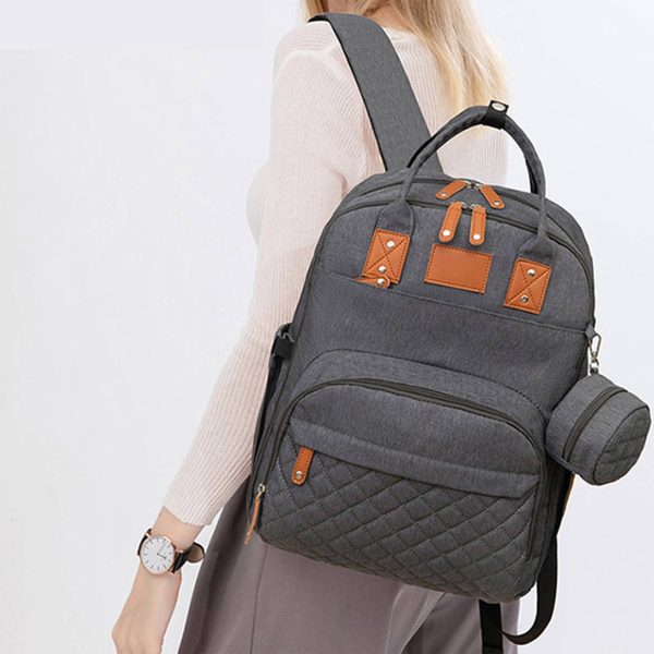 Large Nylon Waterproof Maternity Baby Changing Backpack