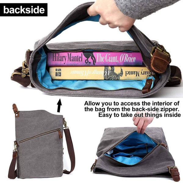 Canvas Crossbody Bag for Women