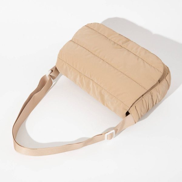 Women Waterproof Nylon Crossbody Bag Magnetic Flap Design
