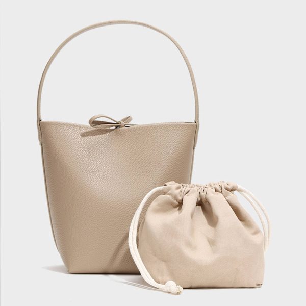 Niche Light Luxury Bucket Tote Bag