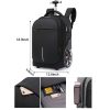 Oxford Rolling with 4 Wheels Travel Backpack Duffel bag Men