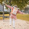 Color Combination Multi-functional Student Backpack