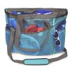 Nylon Mesh Beach crossbody Bag with Zipper
