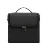 Black Travel Makeup Bag Storage Box For Women