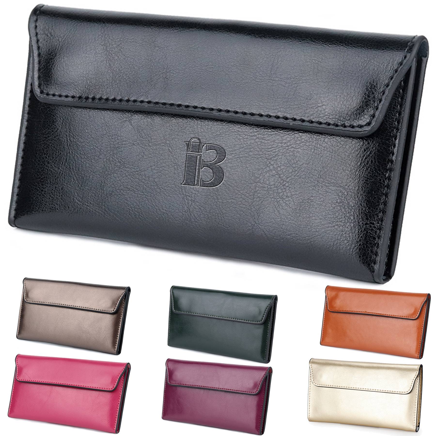 Genuine Leather Large Capacity Ultra-thin Women's Wallet