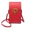 PU Cross Body Cell Phone Purse
